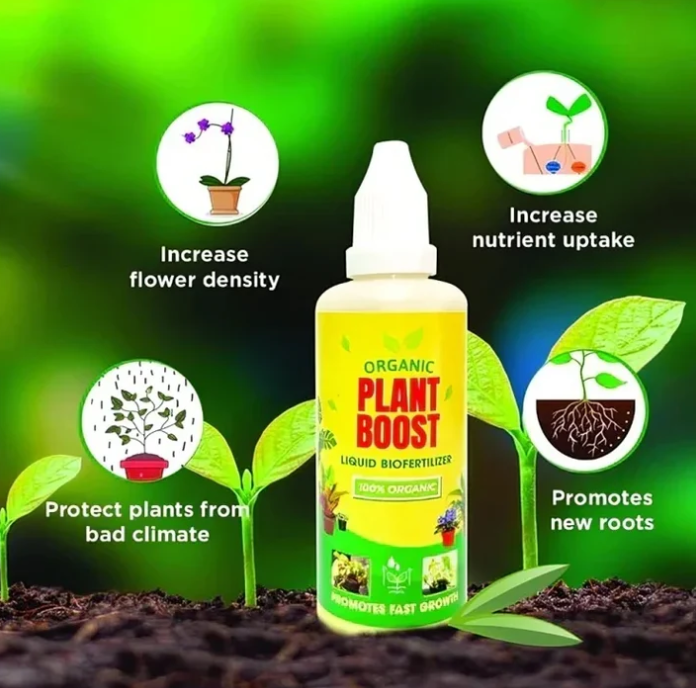 Organic Plant Boost Biofertilizer - Buy 1 Get 3 Free (Pack Of 4)